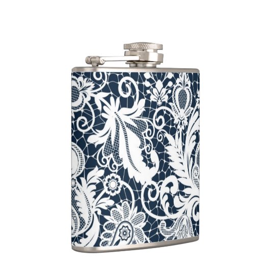 Weiße Spitze 2 Flachmann (Rechts)