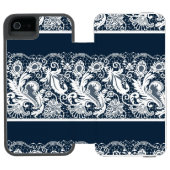 Weiße Spitze 2 Incipio iPhone Geldbeutel-Hülle (Folio Geöffnet)