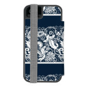 Weiße Spitze 2 Incipio iPhone Geldbeutel-Hülle (Folio Rückseite)