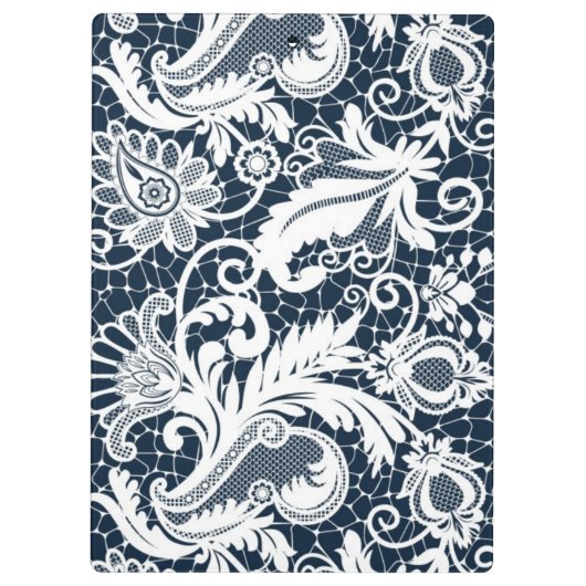 Weiße Spitze 2 Klemmbrett (Rückseite)