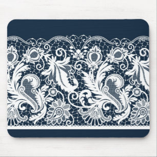 Weiße Spitze 2 Mousepad