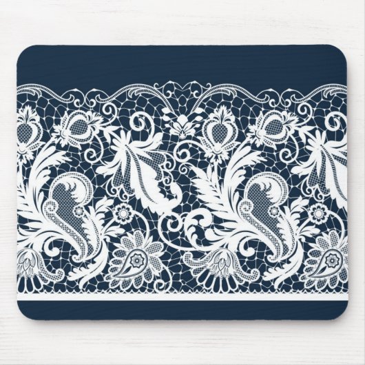 Weiße Spitze 2 Mousepad (Vorne)
