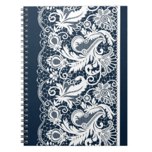 Weiße Spitze 2 Notizblock