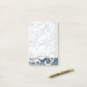 Weiße Spitze 2 Post-it Klebezettel (Auf Schreibtisch)