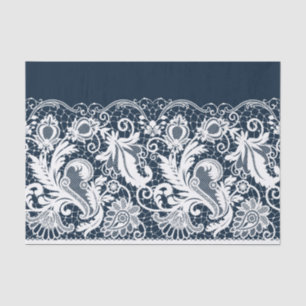 Weiße Spitze 2 Seidenpapier