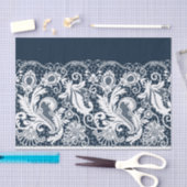 Weiße Spitze 2 Seidenpapier (Handwerk)