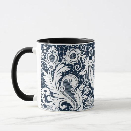 Weiße Spitze 2 Tasse (Links)