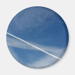 weiße Spitze am Himmel Magnet