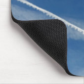 weiße Spitze am Himmel Mousepad (Ecke)