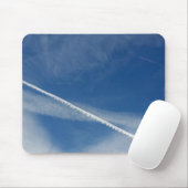 weiße Spitze am Himmel Mousepad (Mit Mouse)