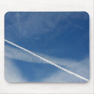 weiße Spitze am Himmel Mousepad