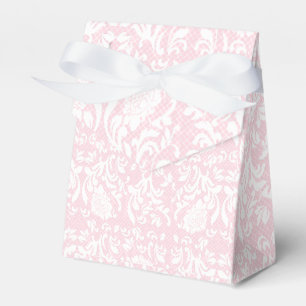 Weiße Spitze auf Pastel Geschenkschachtel