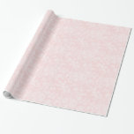 Weiße Spitze auf rosa Geschenkpapier<br><div class="desc">Weiße Spitze auf rosa Hochzeits-Geschenk-Packpapier</div>