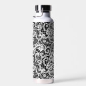 Weiße Spitze auf schwarz Trinkflasche (Rechts)