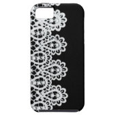 Weiße Spitze bildet eine empfindliche Grenze gegen Case-Mate iPhone Hülle (Rückseite)