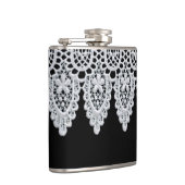 Weiße Spitze bildet eine empfindliche Grenze gegen Flachmann (Rechts)