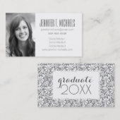 Weiße Spitze des Foto-Abschluss-| Telefonnummerkarte (Vorne/Hinten)