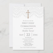 Weiße Spitze | Erste Einladung (Vorderseite)