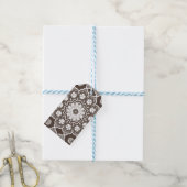Weiße Spitze Geschenkanhänger (Mit Garn)