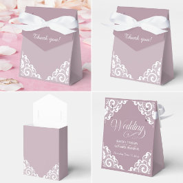 Weiße Spitze Geschenkschachtel