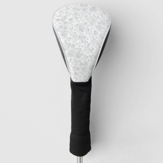 Weiße Spitze Golf Headcover (Vorderseite)