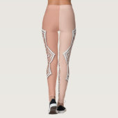 Weiße Spitze-Leggings Leggings (Rückseite)