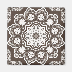 Weiße Spitze Magnet