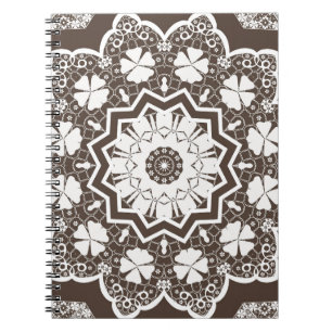 Weiße Spitze Notizblock