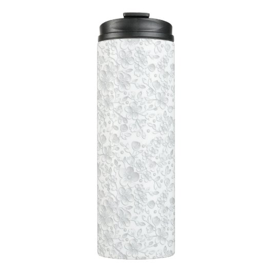 Weiße Spitze Thermosbecher (Vorderseite)