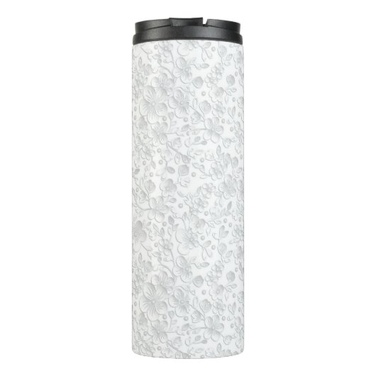 Weiße Spitze Thermosbecher (Rückseite)