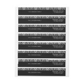 Weiße Spitze über Schwarz (Bogen)