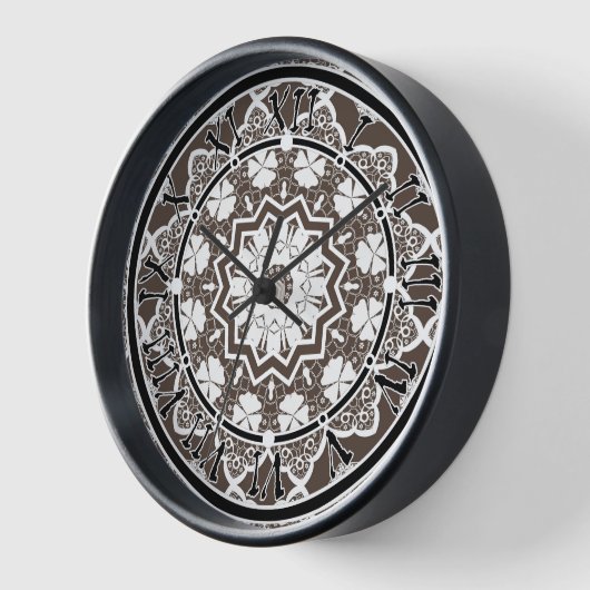 Weiße Spitze Uhr (Winkel)