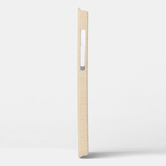 Weiße Spitzen über Stoffdesign. Case-Mate iPhone Hülle (Rückseite / Links)