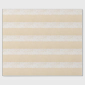 Weiße Spitzen über Stoffdesign. Geschenkpapier (Flach)