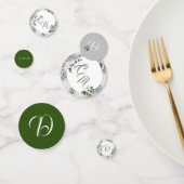 Weiße Spitzen- und Rose-Blätter Konfetti (Gruppe)