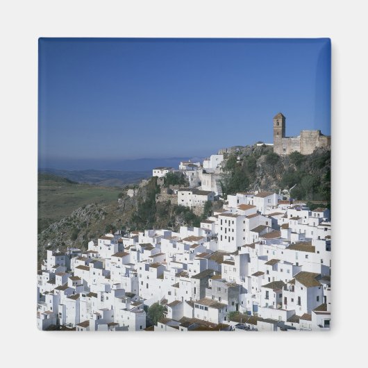 Weiße Stadt Casares, Andalusien, Spanien 2 Magnet (Vorne)