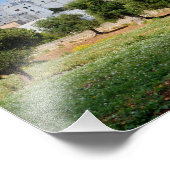 Weiße Stadt Ostuni mit Olivenbäumen, Apulien-Druck Fotodruck (Ecke)