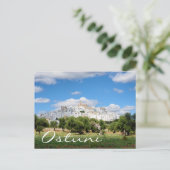 Weiße Stadt Ostuni und Olivenbäume Postkarte (Stehend Vorderseite)