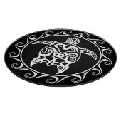 Weiße Stammes- Schildkröte Schneidebrett (Ecke)