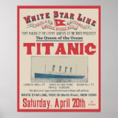 WEISSE STAR LINE (Titanic) Poster (Vorne)