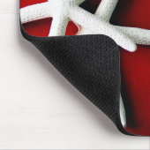 Weiße Starfish Mousepad (Ecke)