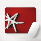 Weiße Starfish Mousepad (Mit Mouse)