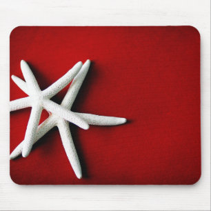 Weiße Starfish Mousepad