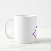 Weiße Starry Kaffee-Tasse Kaffeetasse (Links)