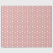 Weiße Stars Geschenkpapier (Flach)
