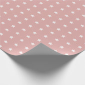 Weiße Stars Geschenkpapier (Ecke)