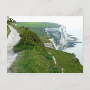 Weiße Steilküsten Postkarte