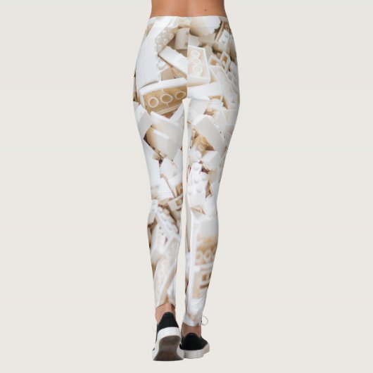 weiße Steine Leggings (Rückseite)