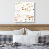 weiße Steine Leinwanddruck (Insitu (Schlafzimmer))