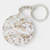 weiße Steine Schlüsselanhänger (Rückseite)